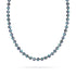 Grey | Silver | Mermaid Glass Knotted Necklace